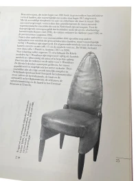 Art Deco Amsterdamse School High-Back Side Chair by Michel de Klerk, 1916